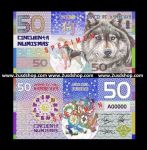Tiền Hình Con Chó Kamberra Úc 50 Numis 2018
